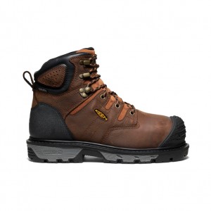 Keen Camden 6" Waterproof INT MET Μποτακια Εργασιασ ανδρικα καφε μαυρα | JCX4219RZ