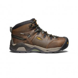 Keen Detroit XT Waterproof Μποτακια Εργασιασ ανδρικα καφε πρασινο | GPL9911HE