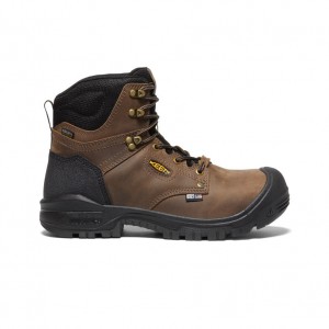 Keen Independence 6" Waterproof Μποτακια Εργασιασ ανδρικα καφε μαυρα | SEO2722KH