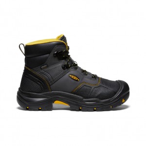 Keen Logandale Waterproof Μποτακια Εργασιασ ανδρικα μαυρα | BCA546WQ