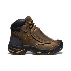 Keen Mt Vernon 6" MET Waterproof Μποτακια Εργασιασ ανδρικα καφε | KHU6374AD