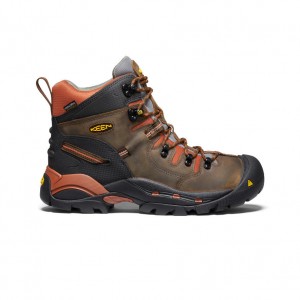 Keen Pittsburgh 6" Waterproof Μποτακια Εργασιασ ανδρικα καφε | DXN4232OI