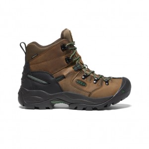 Keen Pittsburgh Energy 6" Waterproof Μποτακια Εργασιασ ανδρικα καφε | YQA9752GD