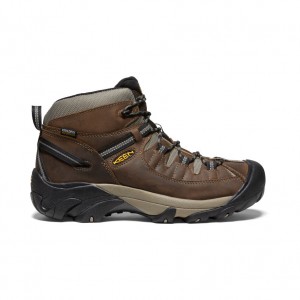 Keen Targhee II Waterproof Mid Wide Μποτακια Εργασιασ ανδρικα καφε | OPU1989OR