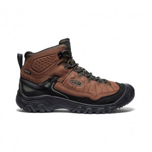 Keen Targhee IV Waterproof Μποτακια Ορειβατικα ανδρικα καφε μαυρα | ORC5688UB