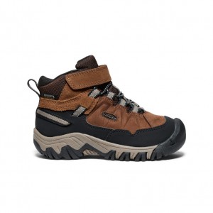 Keen Targhee IV Waterproof Μποτακια Ορειβατικα παιδικα καφε μαυρα | VXQ8995IQ