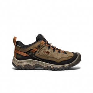 Keen Targhee IV Wide Waterproof Παπουτσια Ορειβασιασ ανδρικα Ελιά μαυρα | QUL6415KW