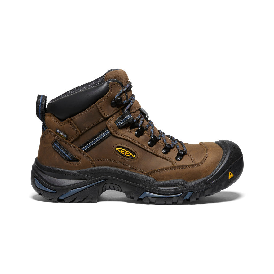 Keen Braddock AL Waterproof Mid Μποτακια Εργασιασ ανδρικα καφε μπλε | ZBT922XX