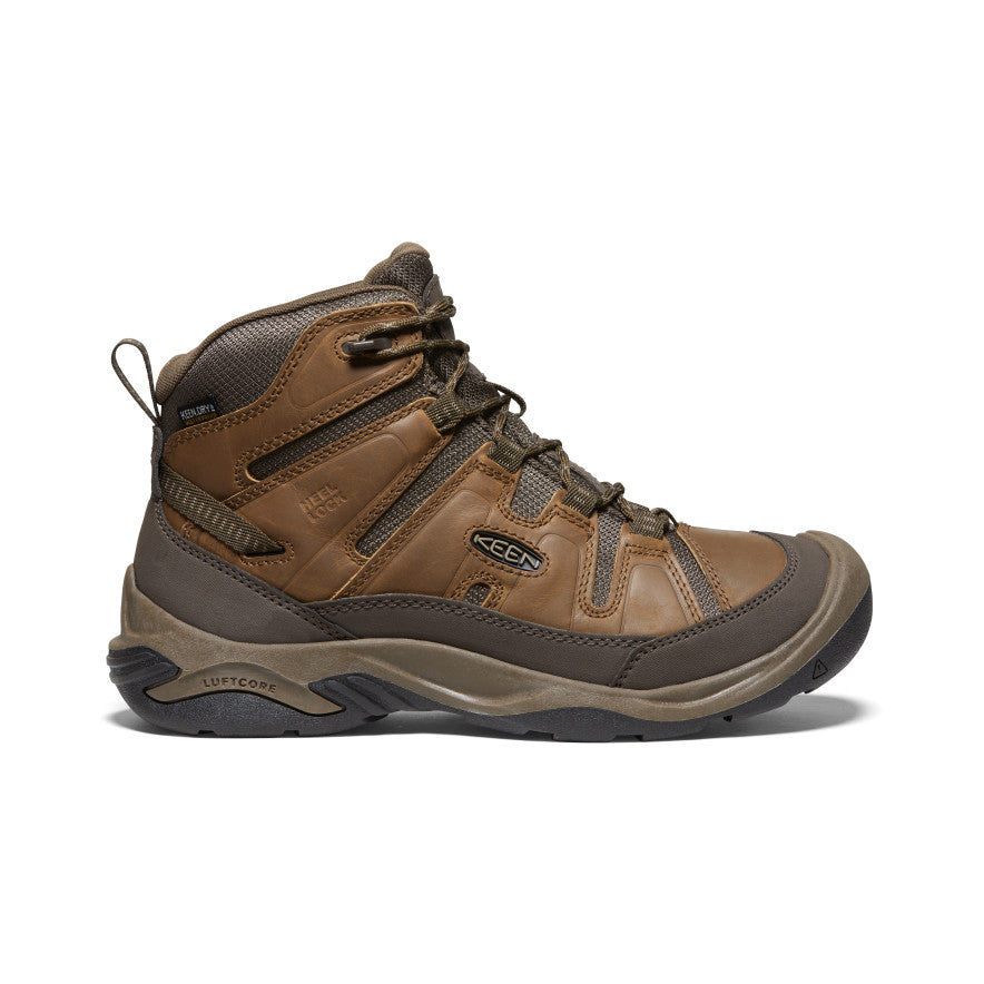 Keen Circadia Waterproof Wide Μποτακια Εργασιασ ανδρικα καφε | KDQ478VB