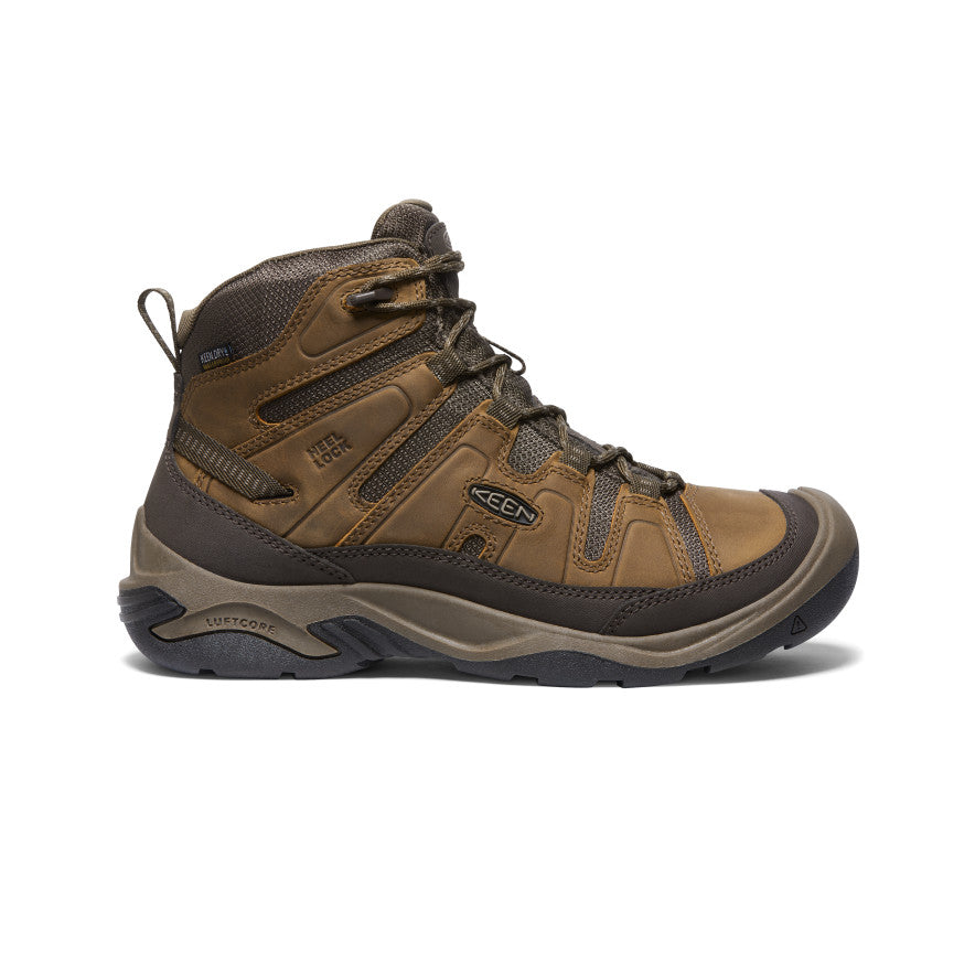 Keen Circadia Waterproof Μποτακια Εργασιασ ανδρικα καφε | TXC739LC