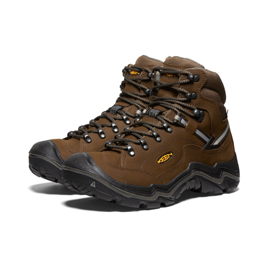 Keen Durand II Waterproof Wide Μποτακια Εργασιασ ανδρικα καφε | ZDU1931IL