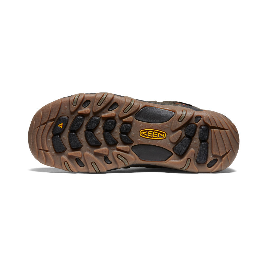 Keen Headout Waterproof Μποτακια Ορειβατικα ανδρικα μαυρα Ελιά Χακί πορτοκαλι | JEK1237QI