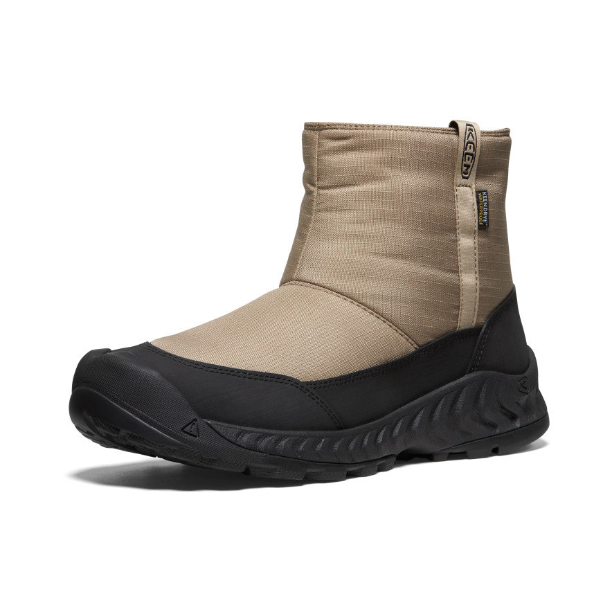 Keen Hood NXIS Waterproof Winter Pull-On Μποτεσ Χιονιου ανδρικα Μπεζ μαυρα | YFM482OX