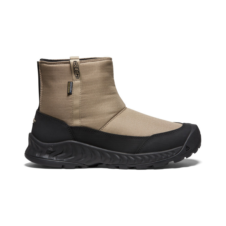 Keen Hood NXIS Waterproof Winter Pull-On Μποτεσ Χιονιου ανδρικα Μπεζ μαυρα | YFM482OX