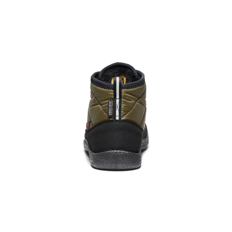 Keen Howser II Waterproof Μποτακια Chukka Big παιδικα σκούρο Ελιά χρυσο χρωμα | YHR4684DP