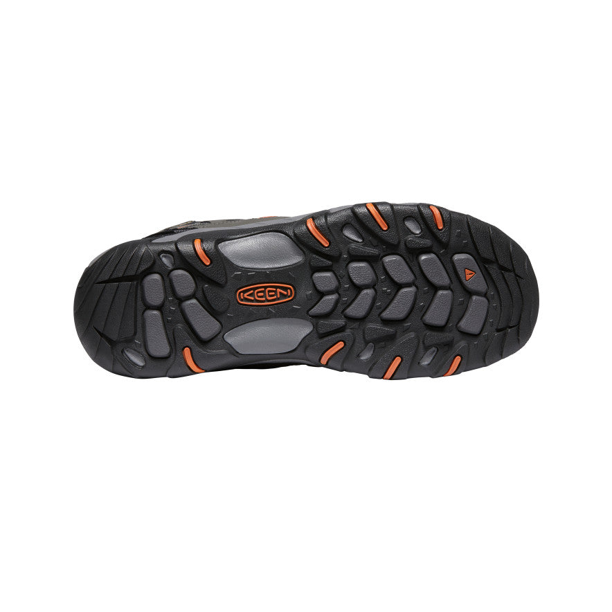 Keen Koven Waterproof Μποτακια Ορειβατικα ανδρικα γκρι σκούρο κοκκινα | UMA7797EC