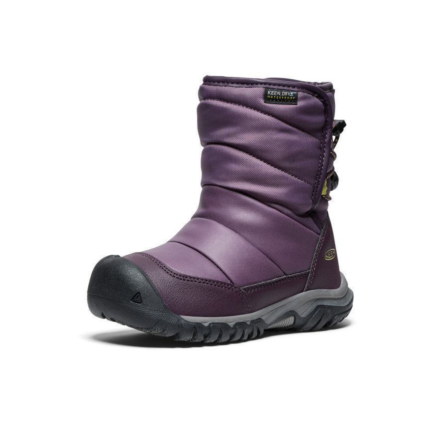 Keen Puffrider Waterproof Winter Μποτεσ Χιονιου παιδικα μαυρα μωβ πρασινο | EFY2719ZN