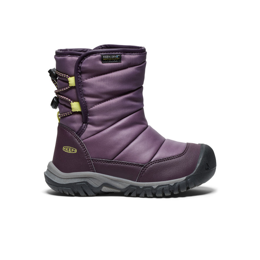 Keen Puffrider Waterproof Winter Μποτεσ Χιονιου παιδικα μαυρα μωβ πρασινο | EFY2719ZN