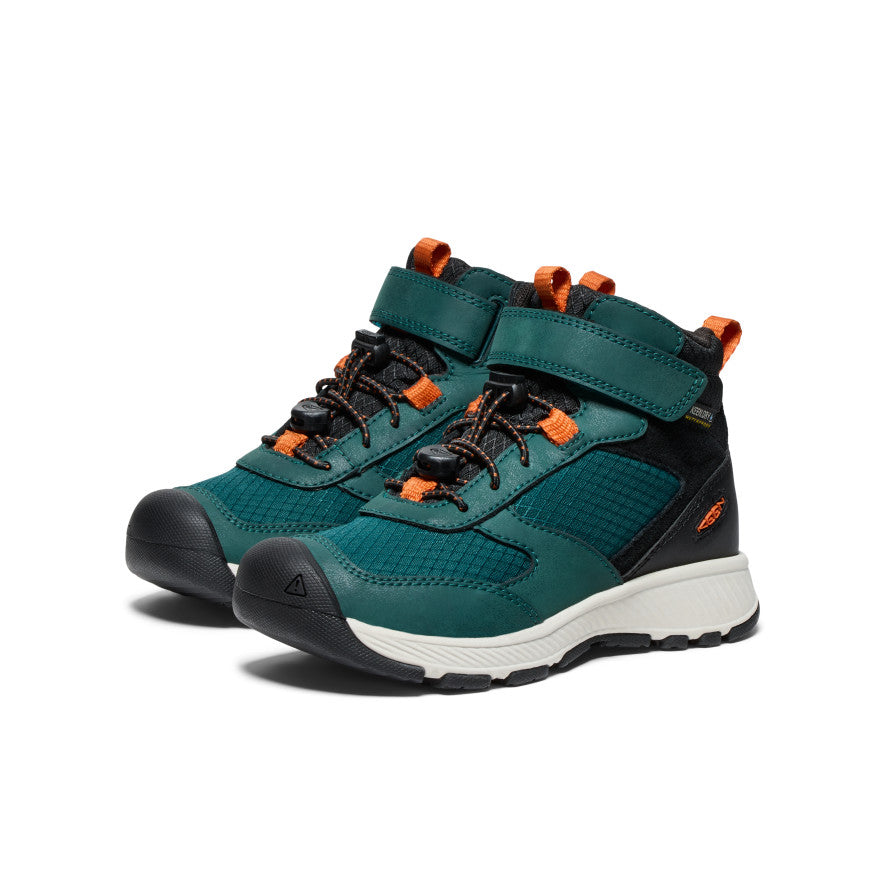 Keen Skua Waterproof Μποτακια Εργασιασ παιδικα βαθυ πρασινο χρυσο χρωμα | LZF6771GN