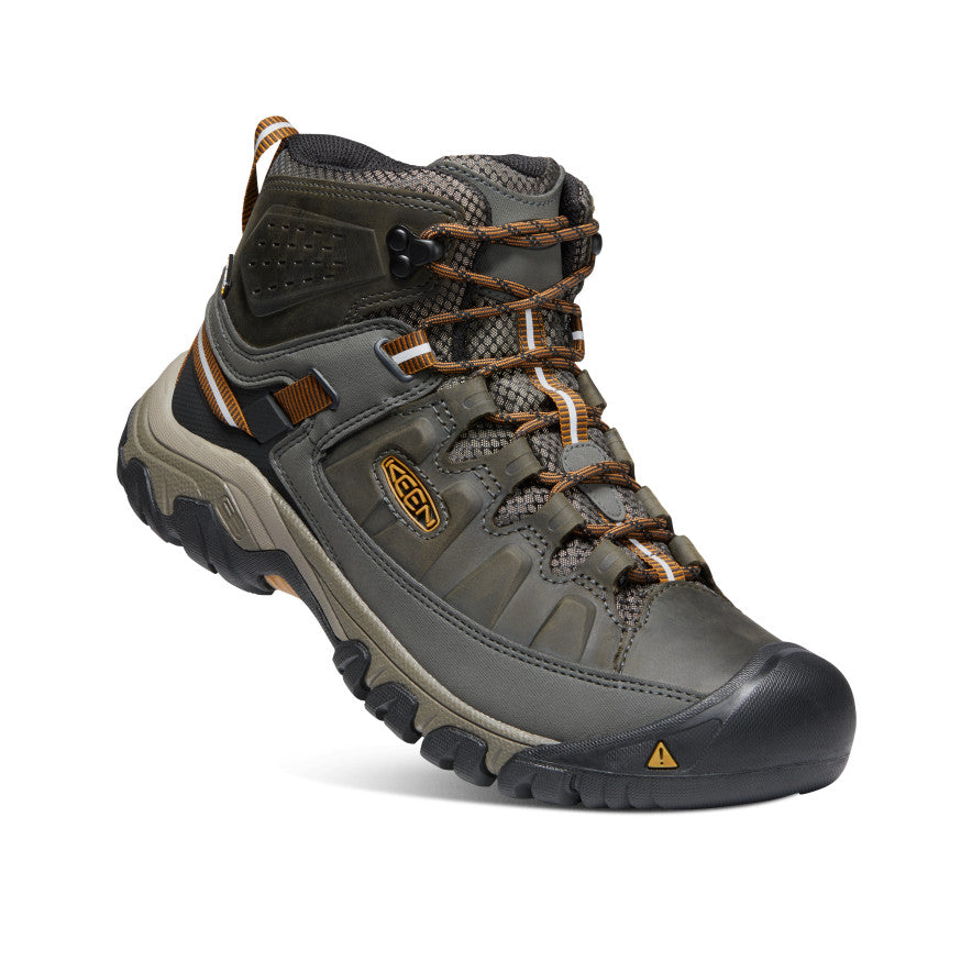 Keen Targhee III Waterproof Mid Μποτακια Ορειβατικα ανδρικα μαυρα Ελιά καφε | LXY366KF