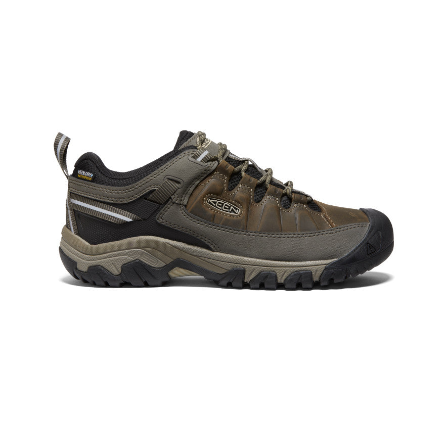 Keen Targhee III Waterproof Wide Παπουτσια Εργασιασ ανδρικα καφε μαυρα | YFB644WS