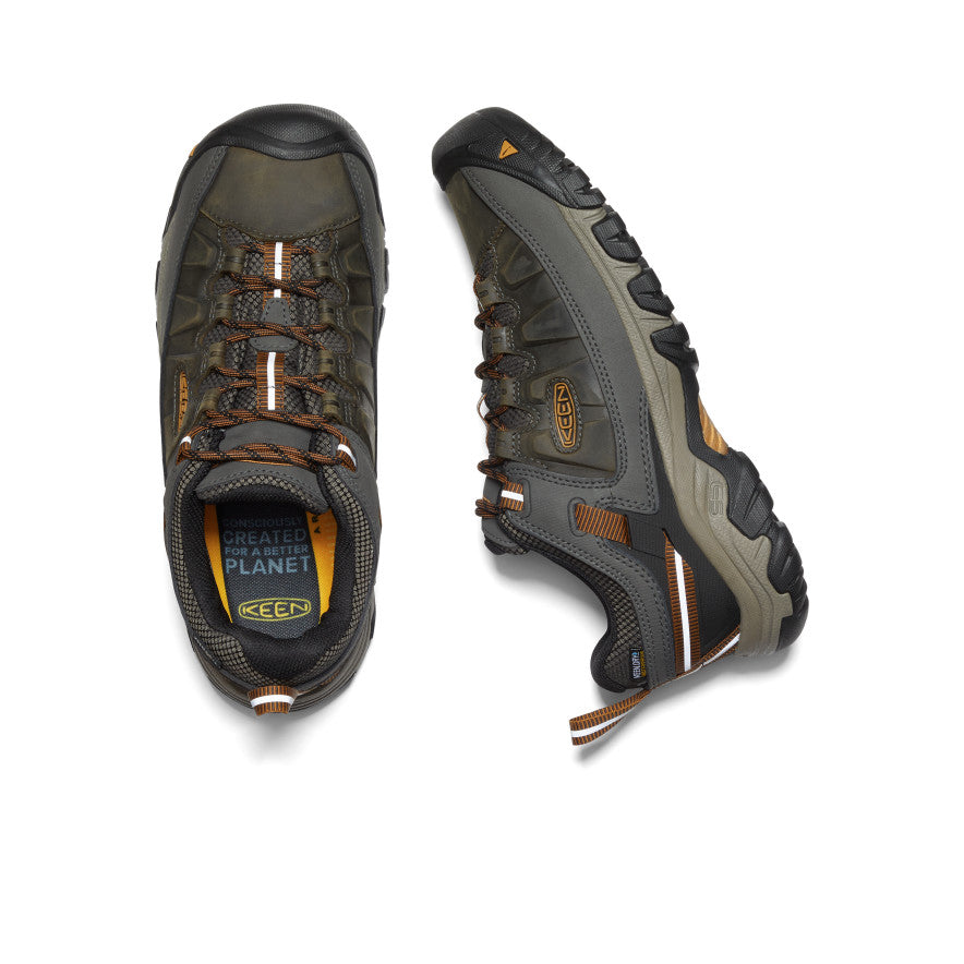 Keen Targhee III Waterproof Παπουτσια Εργασιασ ανδρικα μαυρα Ελιά καφε | HCD7779RK