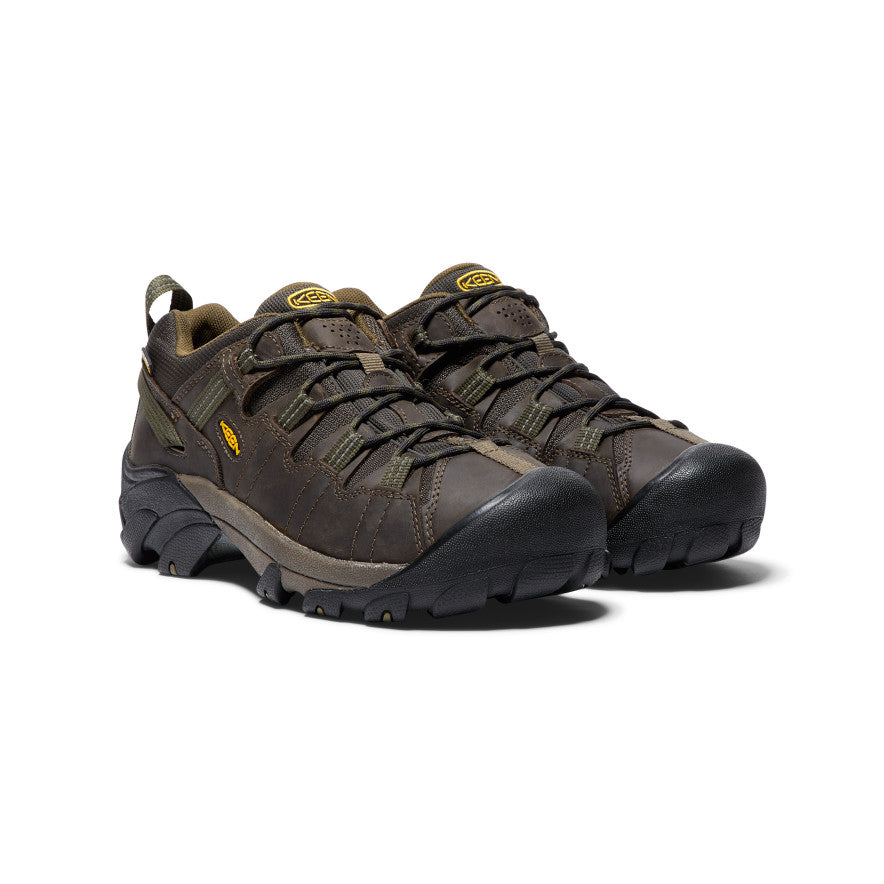 Keen Targhee II Waterproof Wide Παπουτσια Ορειβασιασ ανδρικα καφε σκούρο Ελιά | JKQ7293CQ