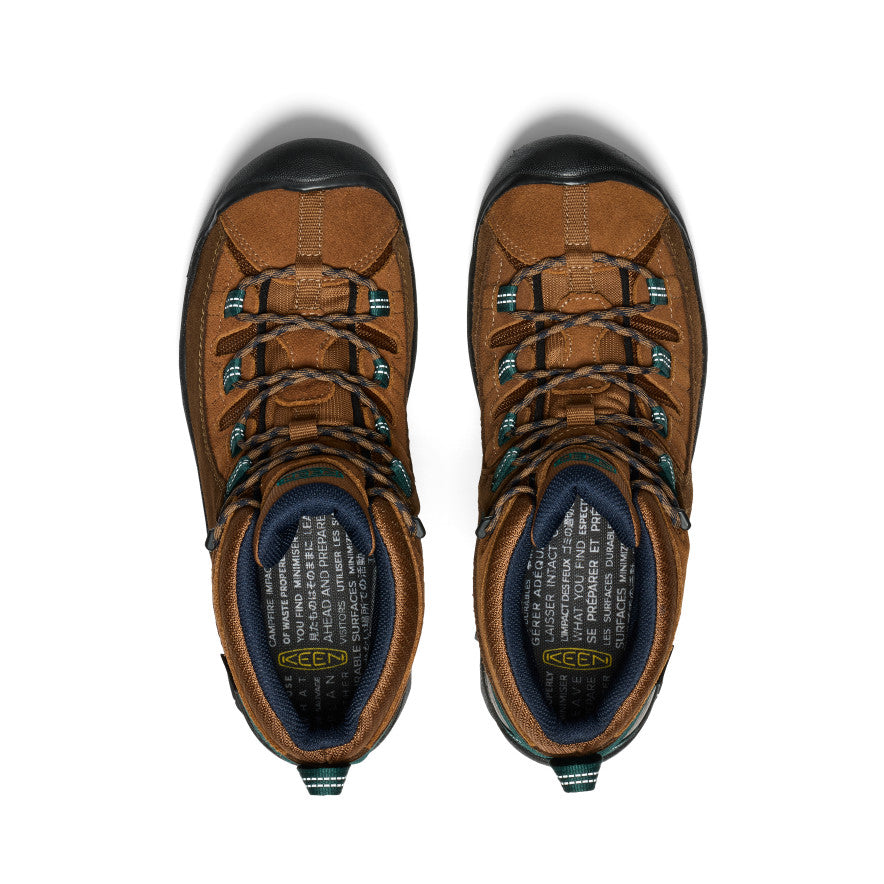 Keen Targhee II Waterproof x Leave No Trace Μποτακια Ορειβατικα ανδρικα καφε | VON8137CU