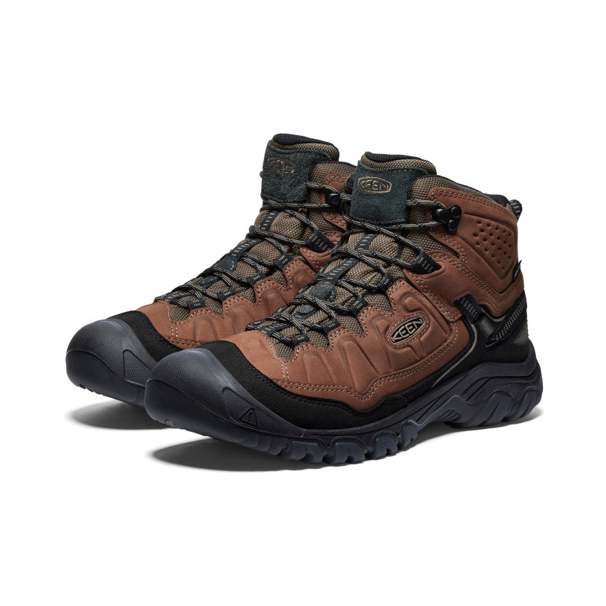 Keen Targhee IV Waterproof Μποτακια Ορειβατικα ανδρικα καφε μαυρα | ORC5688UB