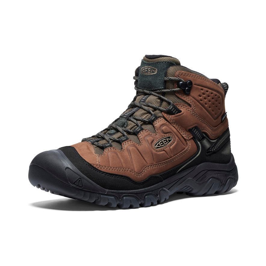 Keen Targhee IV Waterproof Μποτακια Ορειβατικα ανδρικα καφε μαυρα | ORC5688UB