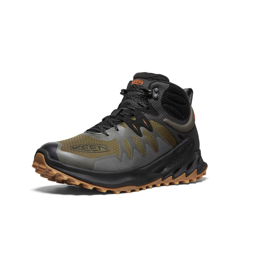 Keen Zionic Waterproof Μποτακια Ορειβατικα ανδρικα σκούρο Ελιά βαθυ κοκκινα | GUU635HW